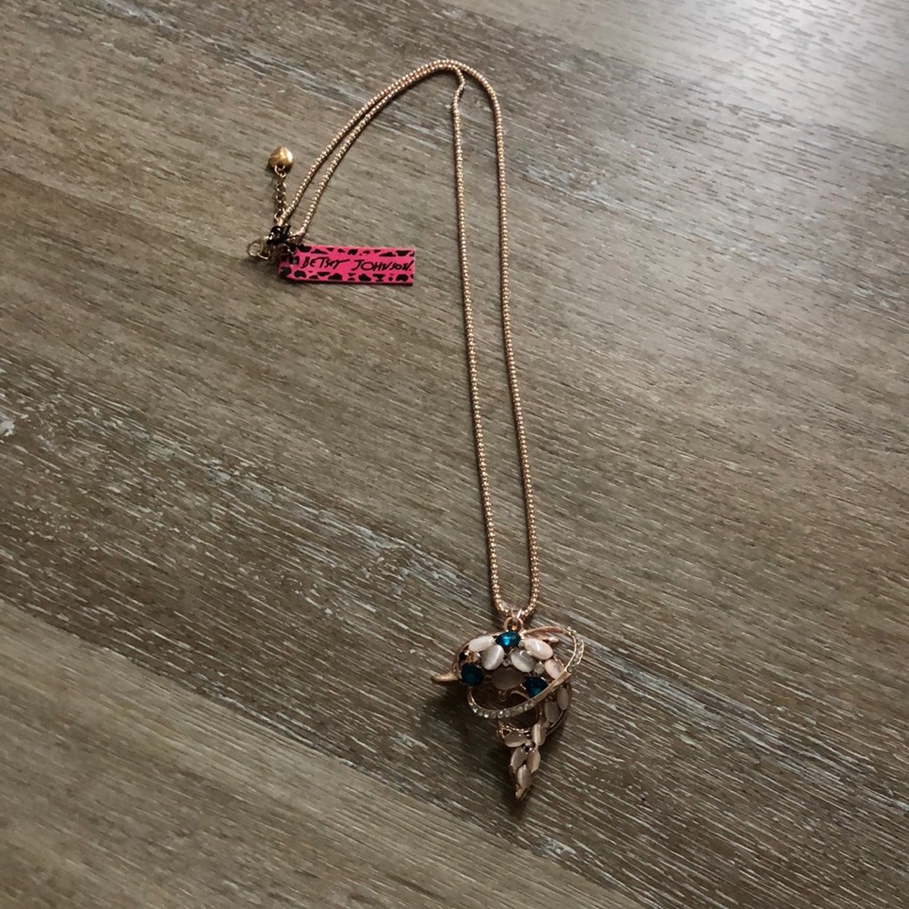 Betsey Johnson dolphin necklace
